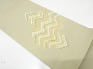 園山朋子　手描き　山並模様　袋帯